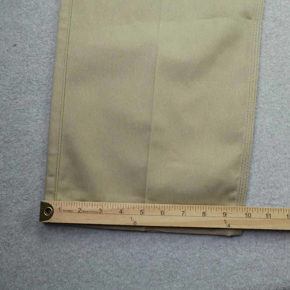 Carhartt Pants Mens 38x32 Khaki Relaxed Fit Twill Blended Work
